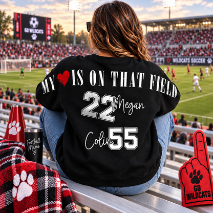 Personalized Those Are My Kids Soccer Mom Shirt, Custom Sports Mom Gameday Shirt T1807 VH01