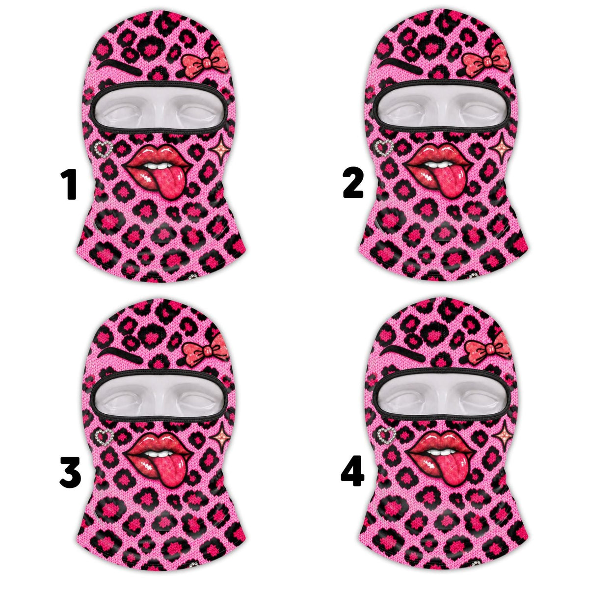 Leopard Diva - Personalized Ski Mask