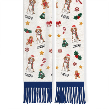 Wrapped In Puppy Love - Personalized Scarf