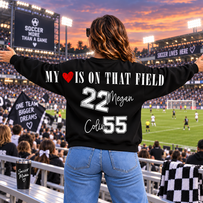 Personalized Those Are My Kids Soccer Mom Shirt, Custom Sports Mom Gameday Shirt T1807 VH01
