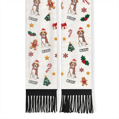 Wrapped In Puppy Love - Personalized Scarf
