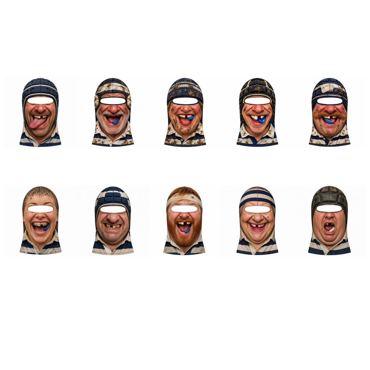 Rugby Club - Personalized Mask
