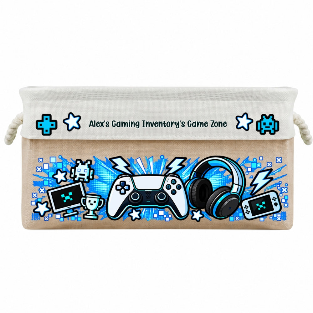 Gaming Gear Belongs Right Here - Personalized Storage Basket