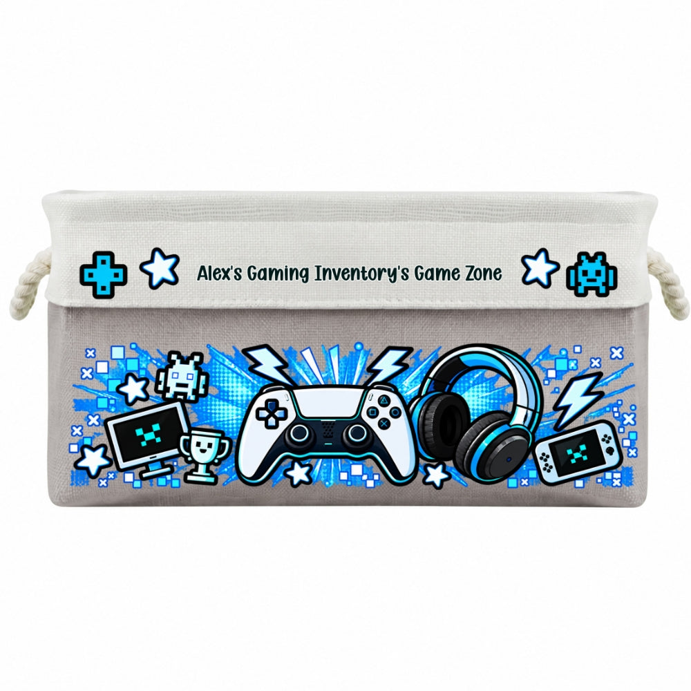 Gaming Gear Belongs Right Here - Personalized Storage Basket