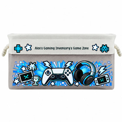 Gaming Gear Belongs Right Here - Personalized Storage Basket