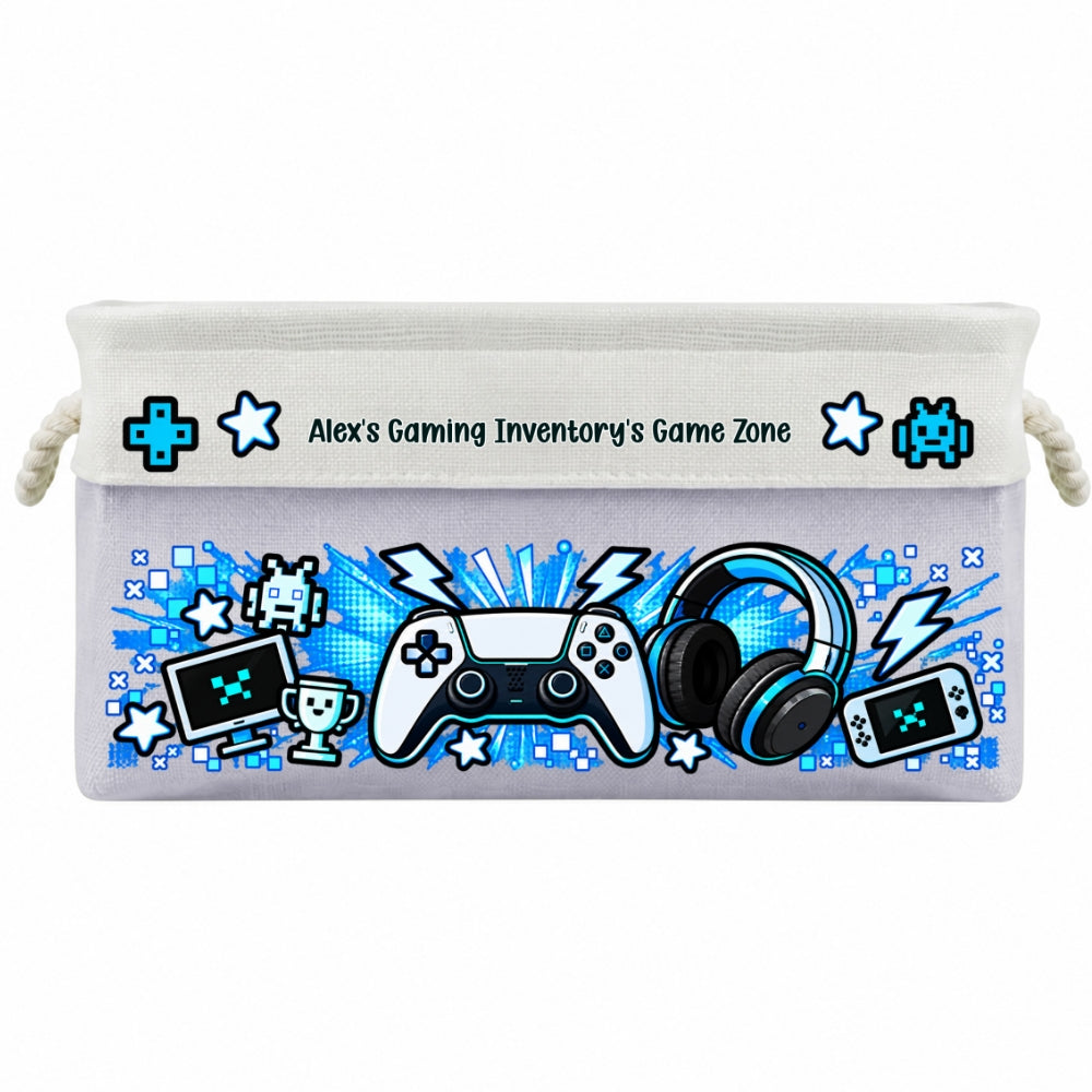 Gaming Gear Belongs Right Here - Personalized Storage Basket