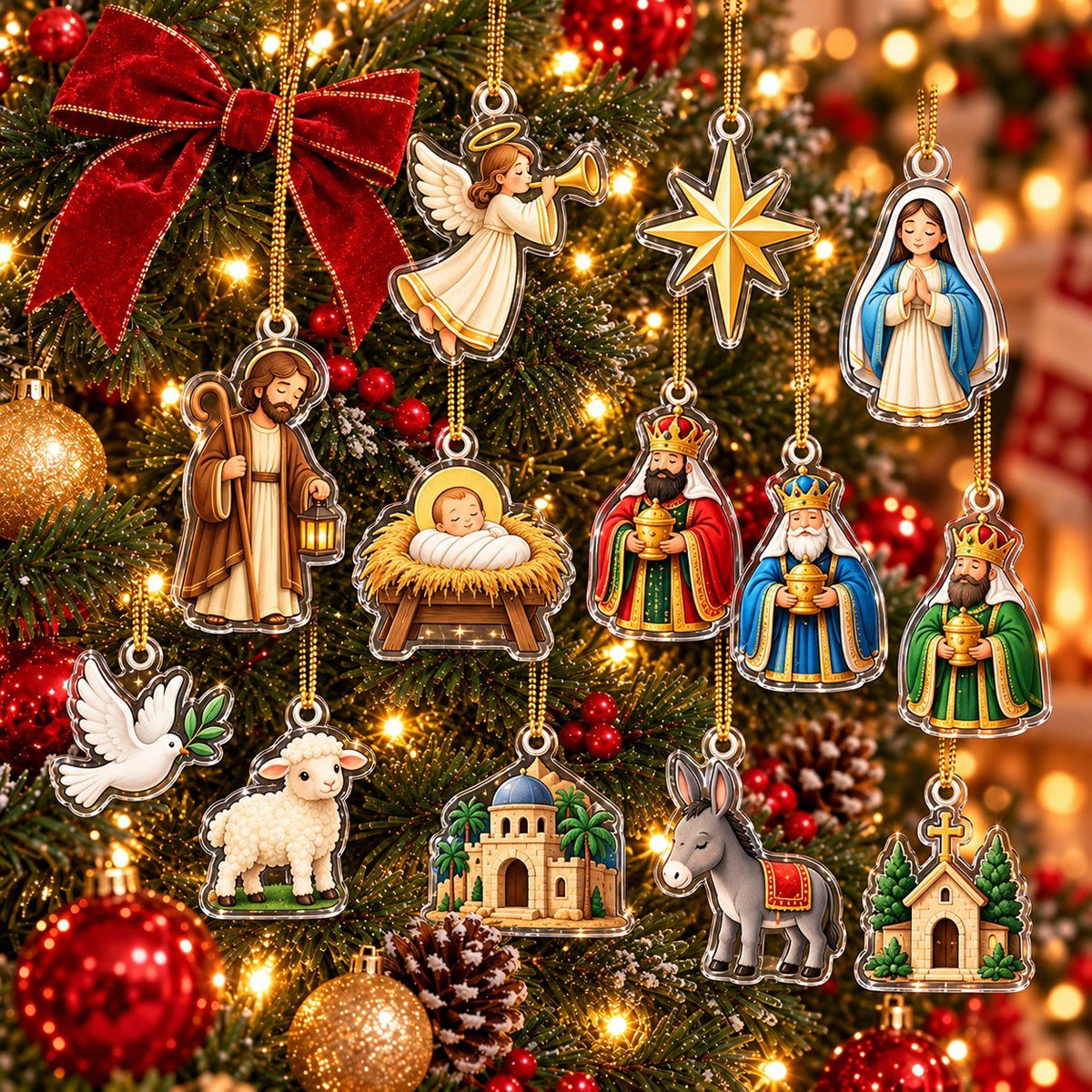 The Birth of Jesus Advent Calendar 2026 – Nativity Countdown Gift for Families & Faith-Based Holiday Decor