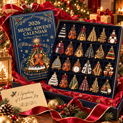 Music Christmas Advent Calendar – Music Lover Christmas Countdown Calendar, Christmas Gift for Musicians & Music Teachers