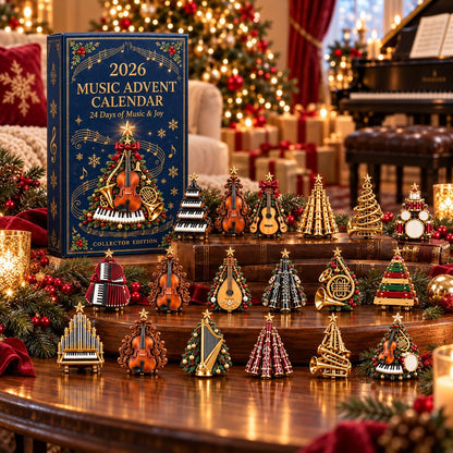 Music Christmas Advent Calendar – Music Lover Christmas Countdown Calendar, Christmas Gift for Musicians & Music Teachers